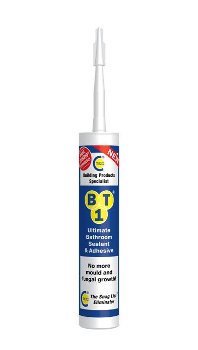 BT1 ULTIMATE BATHROOM SEALANT & ADHESIVE 290ML - WHITE \\\KD32408