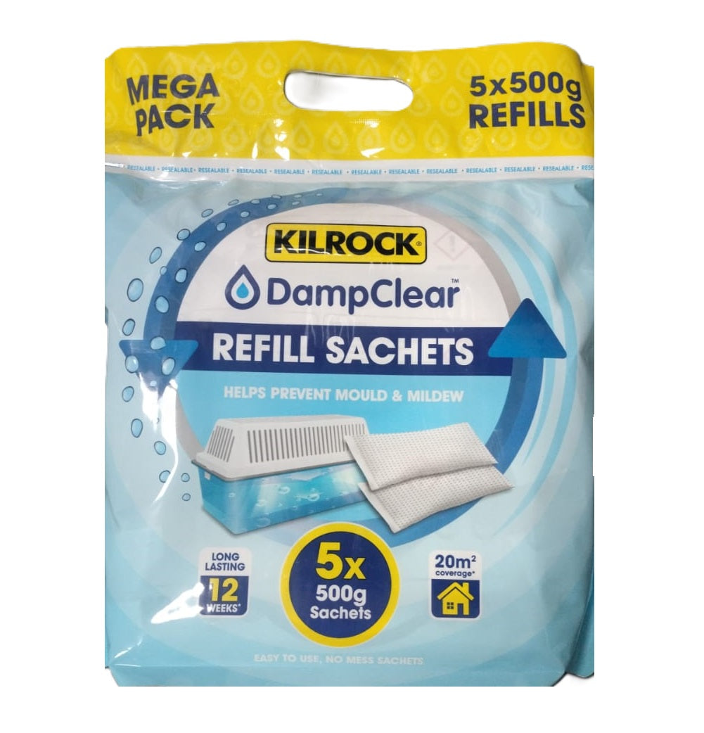 KILROCK DAMP CLEAR MOISTURE CRYSTALS REFILL 2.5KG. DAMPCLEAR2.5KG \\\KD32415