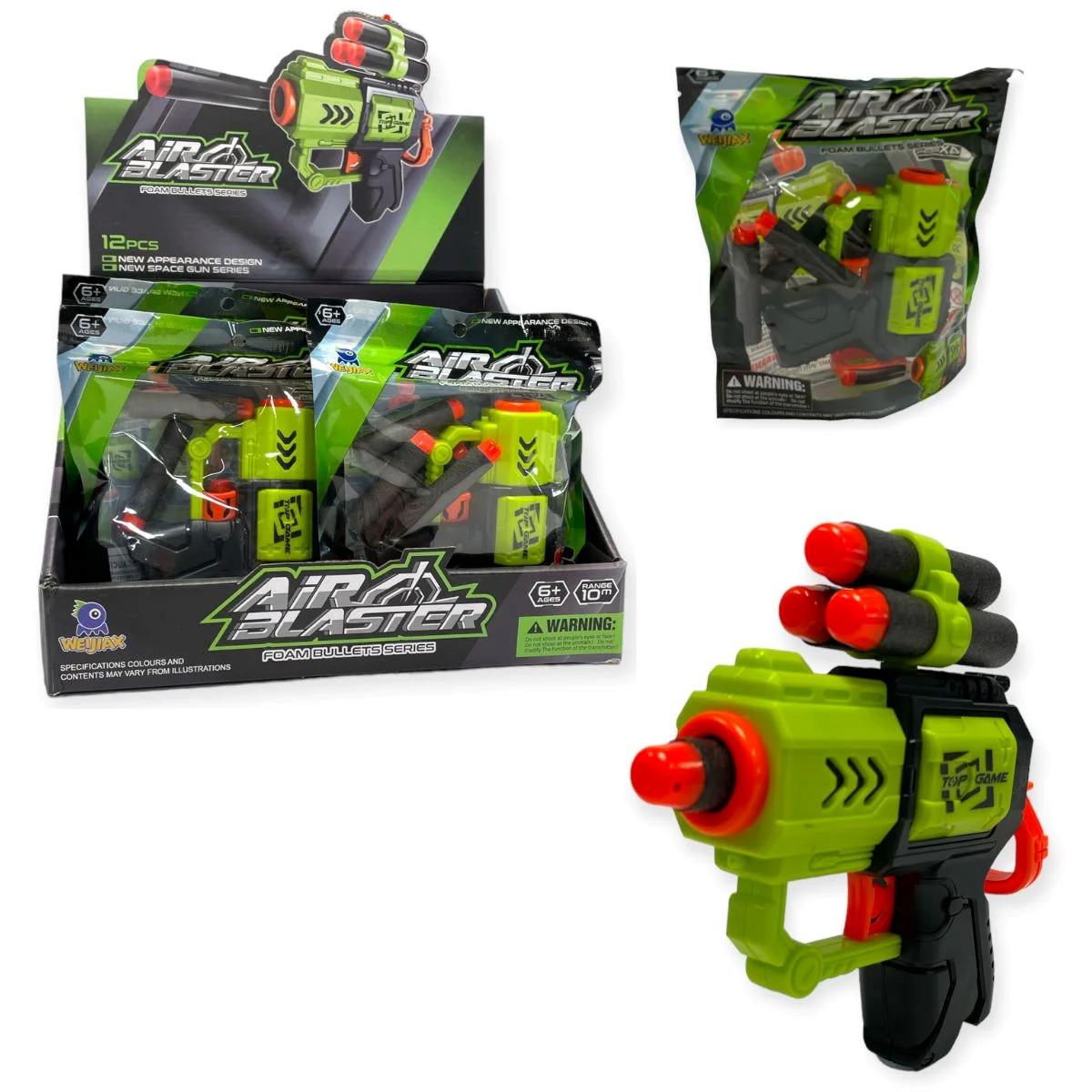 AIR BLASTER SOFT DART GUN WITH FOAM BULLETS. HU1511 \\\KD32426