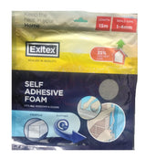 EXITEX WIDE GREY SELF ADHESIVE FOAM TAPE 15M X 6MM. 1.01.0380.0015.25 \\\KD32535