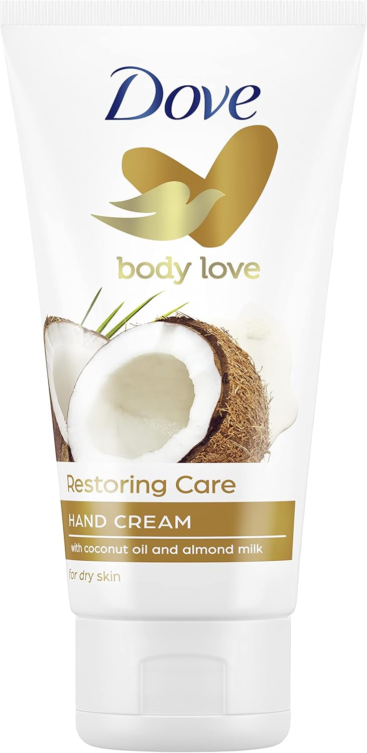 DOVE HAND CREAM 75ML - RESTORING CARE WITH COCONUT & ALMOND. KD32544 \\\KD32544