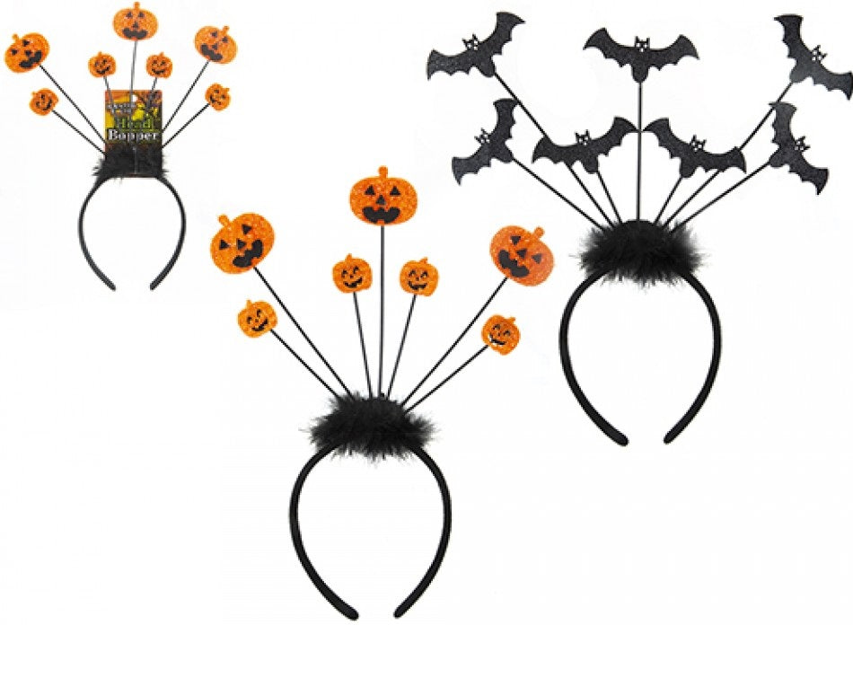 HAUNTED HOUSE SSORTED DESIGNS LUXURY SPOOKY HEAD BOPPER. PI974045 \\\KD32553