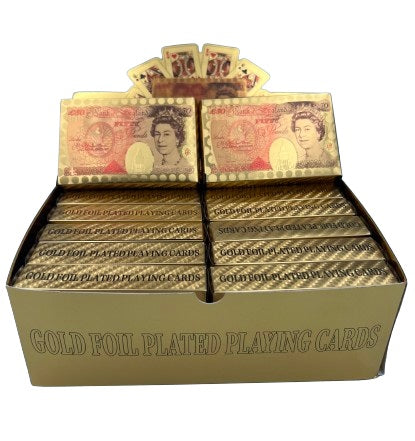 GSD GOLD FOIL PLATED PLAYING CARDS. GSDKD32557 \\\KD32557