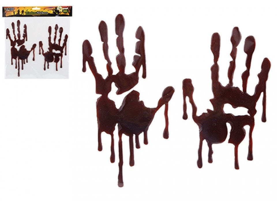 HAUNTED HOUSE SPOOKY GEL WINDOW STICKERS 30 X 30CM. PI976245 \\\KD32567