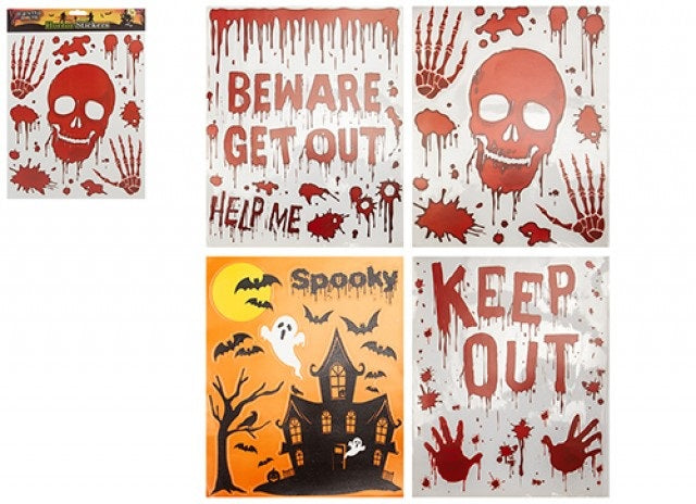HAUNTED HOUSE ASSORTED HORRORS STICKERS. PI976268 \\\KD32568