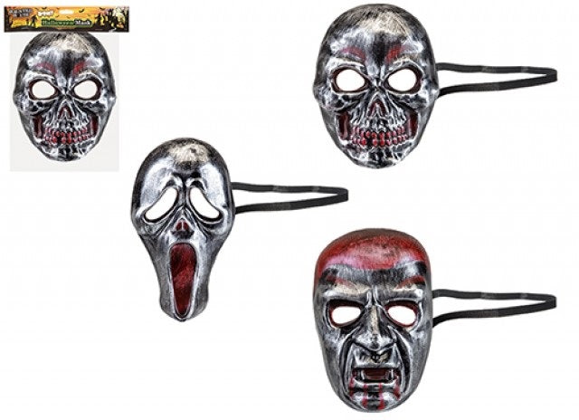 HAUNTED HOUSE ASSORTED SPOOKY HALLOWEEN MASK. PI973129 \\\KD32572