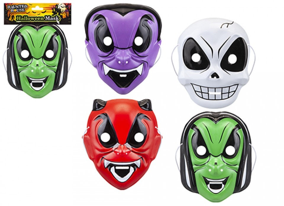 HAUNTED HOUSE ASSORTED CHILDREN HALLOWEEN MASK. PI973120 \\\KD32575