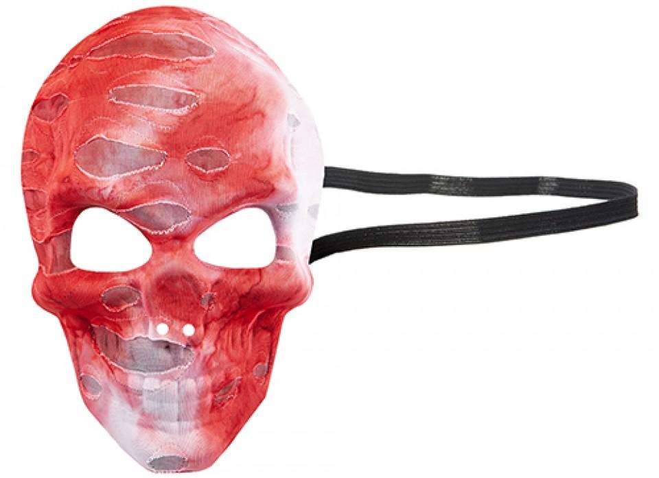 HAUNTED HOUSE BLOODY BANDAGE SKULL MASK. PI973131 \\\KD32576