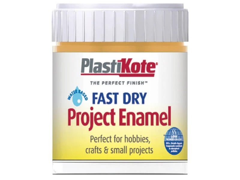 PLASTIKOTE B11 FAST DRY PROJECT ENAMEL PAINT 59ML - SUNSHINE YELLO. PLB11 \\\KD32623