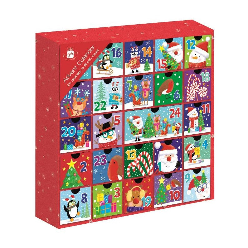 GIFTMAKER CHRISTMAS ADVENT CALENDAR WITH 24 DRAWER. XAPGZ703 \\\KD32636
