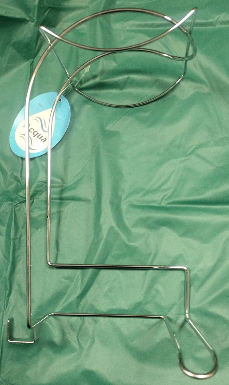 ACQUA STAINLESS STEEL TOILET ROLL HOLDER HOOK. HTRH03 \\\KD32664