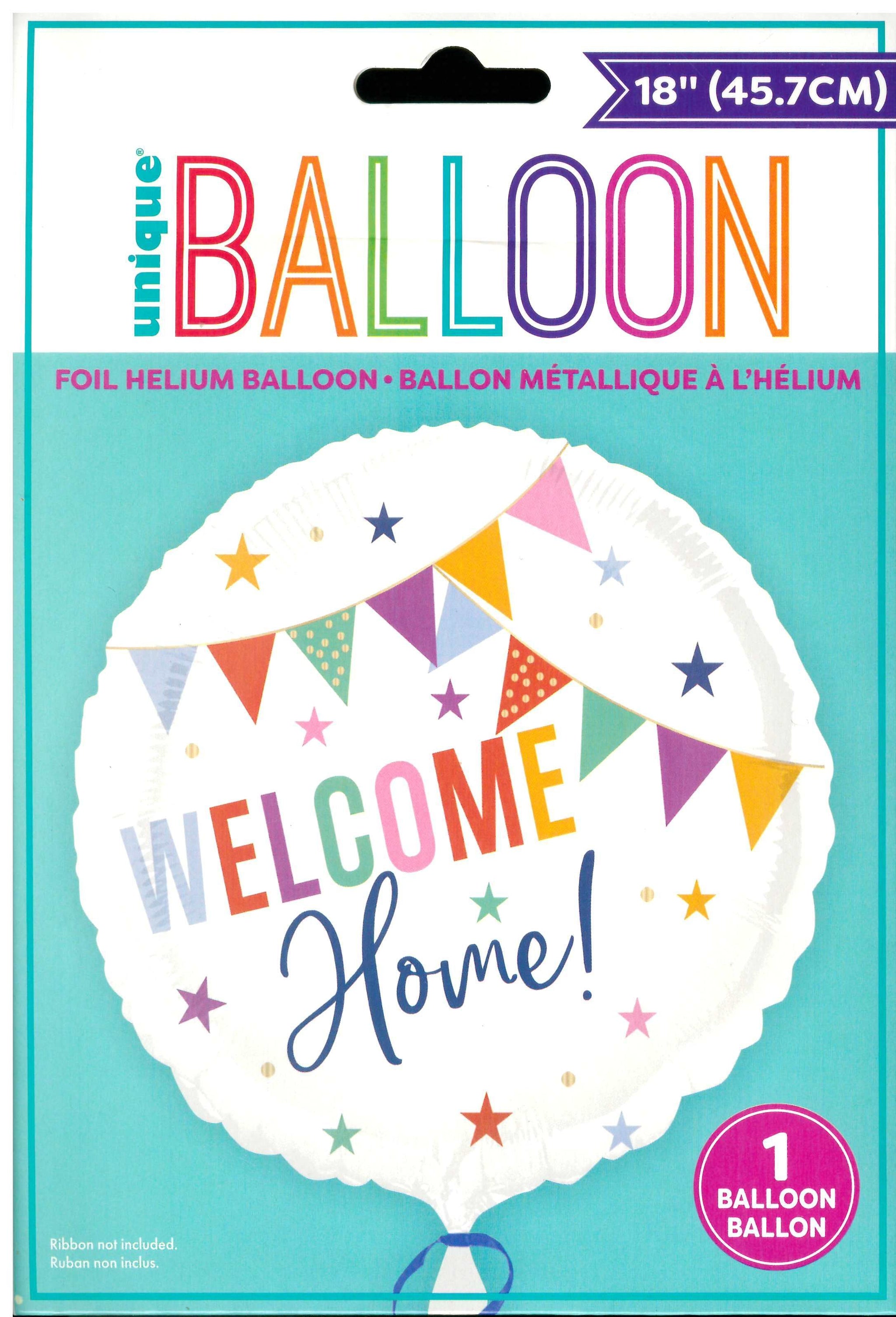UNIQUE WELCOME HOME ROUND FOIL BALLOON 18". UNI82125 \\\KD32694