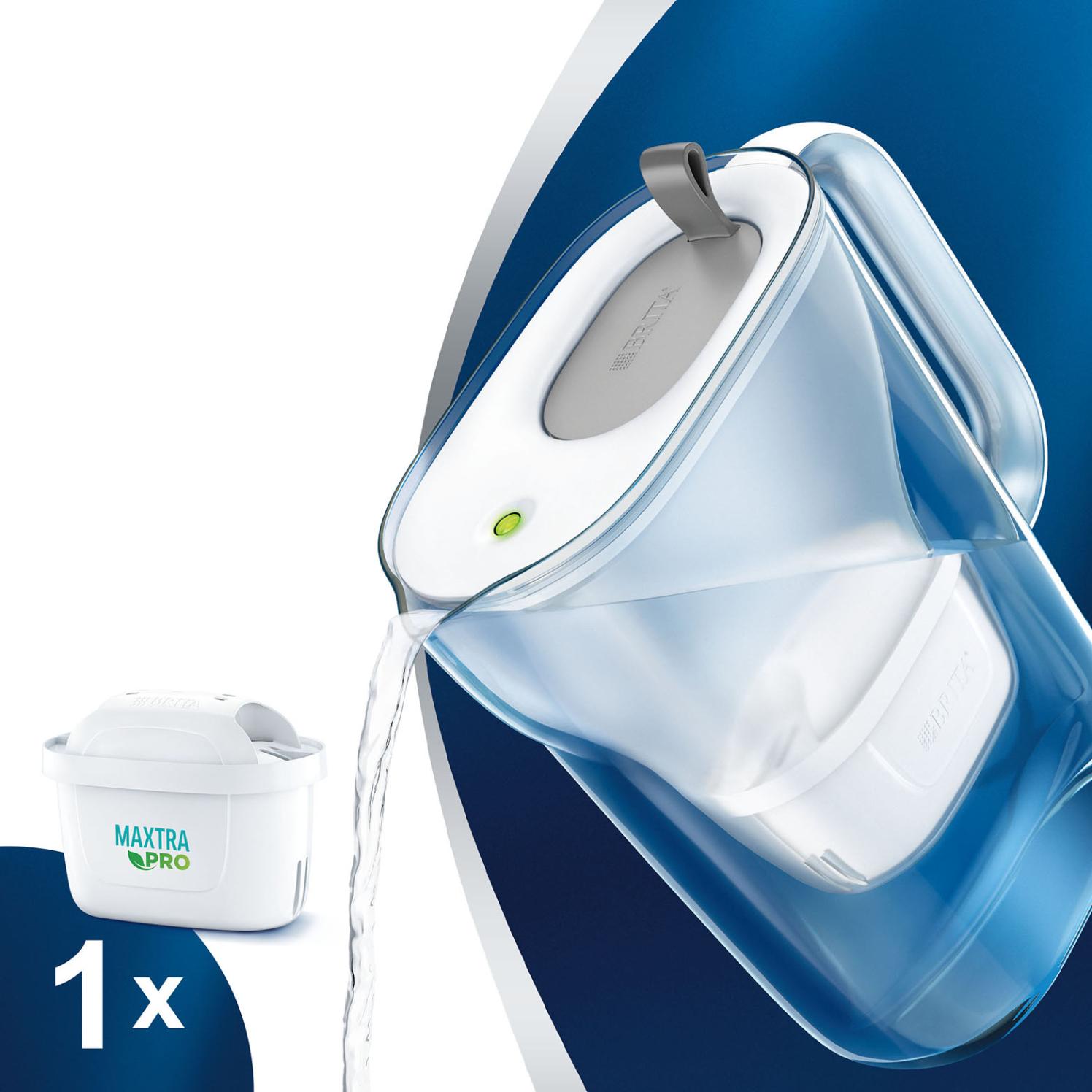 BRITA STYLE WATER FILTER JUG COOL GREY 2.4LTR. 1051125 \\\KD32864