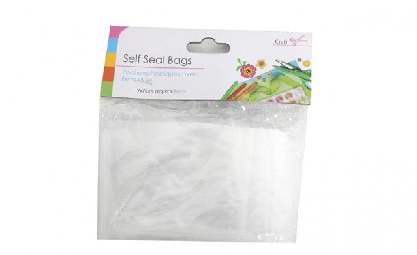 SIL SELF SEAL RESEALABLE BAGS 45/PK. ST5950A \\\KD32884