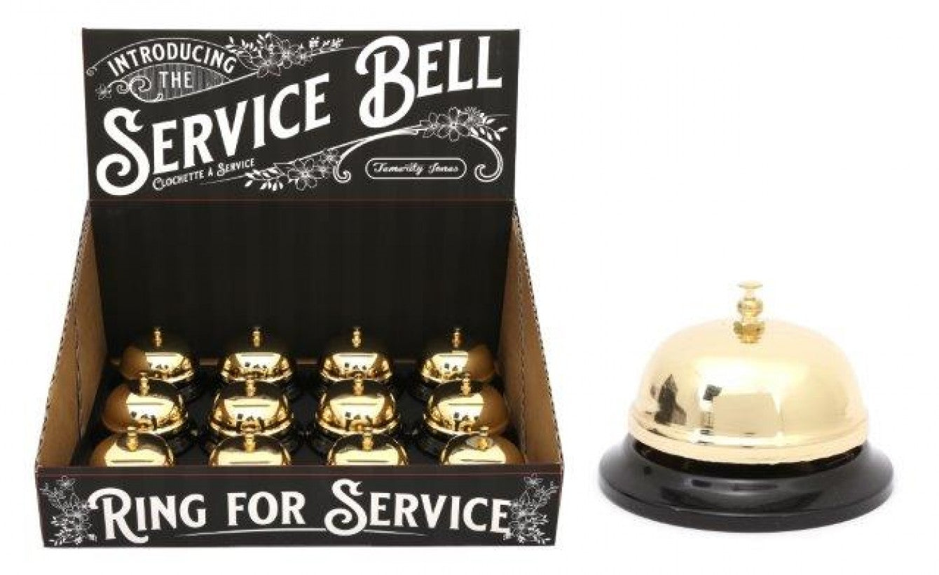 SIL GOLDEN  SERVICE BELL 8.5CM X 5.5CM. TJB0040 \\\KD32886