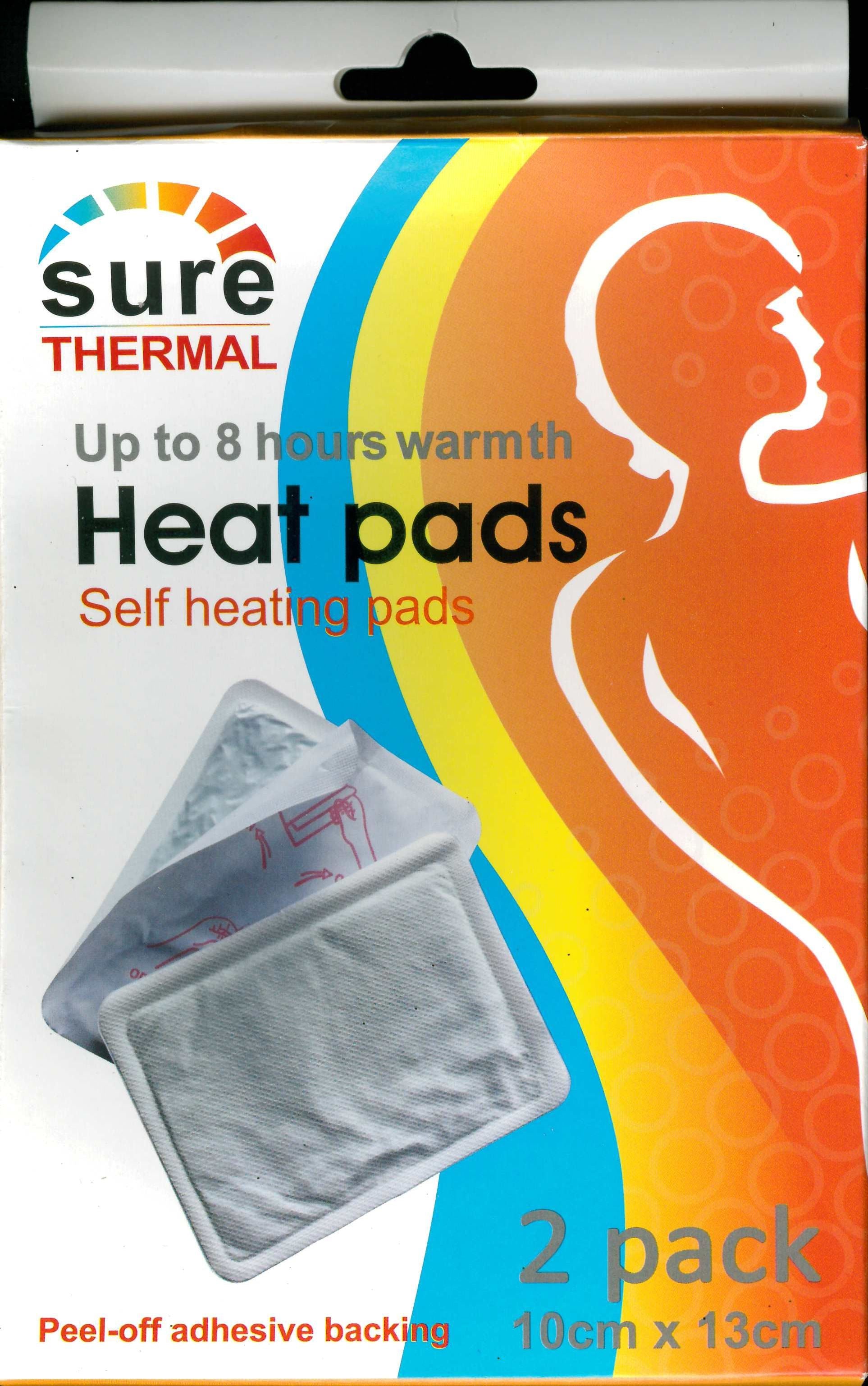 SURE THERMAL SELF HEATING HEAT PADS 2/PK. TH18277 \\\KD32900
