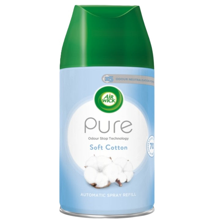 AIR WICK FRESHMATIC MAX REFILL SOFT COTTON 250ML. AIR11 \\\KD32908