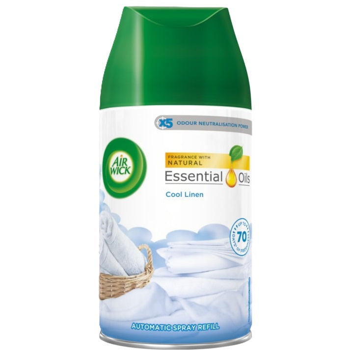 AIR WICK FRESHMATIC MAX REFILL COOL LINEN 250ML. AIR951 \\\KD32912