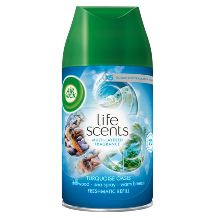 AIR WICK FRESHMATIC MAX REFILL TURQUOISE OASIS 250ML. AIR12 \\\KD32913