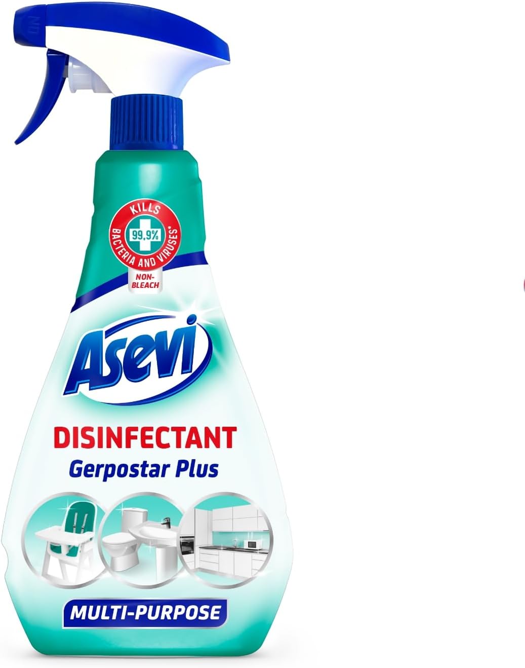 ASEVI GERPOSTAR PLUS MULTI PURPOSE DISINFECTANT CLEANING SPRAY 750ML. PTHOASE012 \\\KD32921