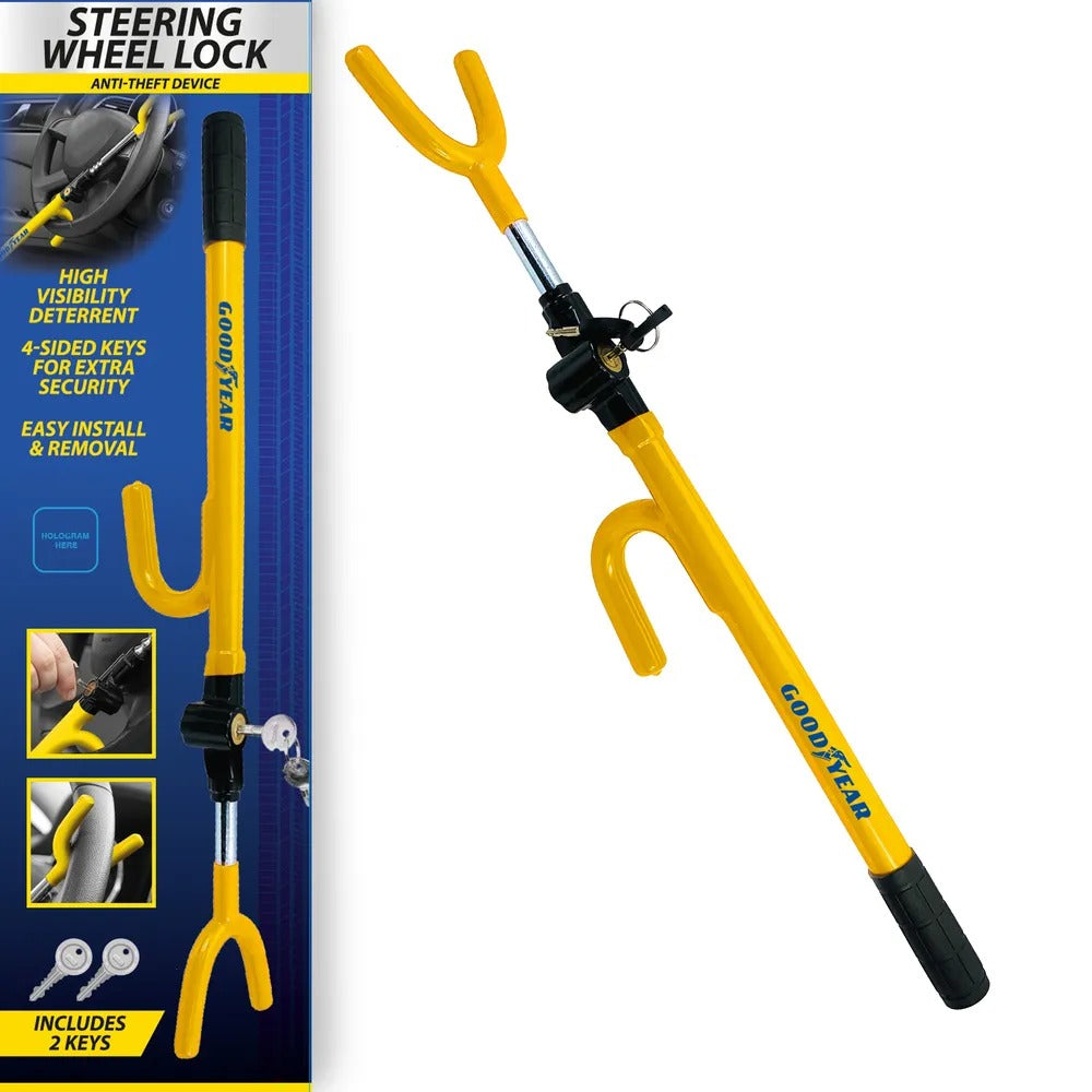 GOODYEAR STEERING WHEEL LOCK WITH 2 KEYS. DT900158 \\\KD32960