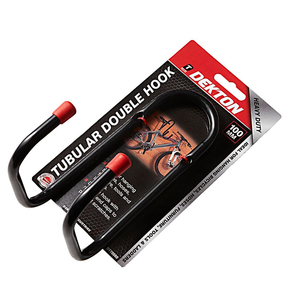 DEKTON MULTI PURPOSE METAL TUBULAR DOUBLE HOOK 100MM. DT70560 \\\KD32968