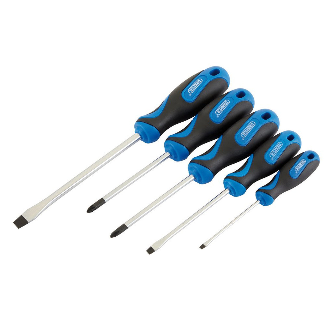 DRAPER 32610 SOFT GRIP SCREWDRIVER SET 5/PK. DRA32610 \\\KD33010