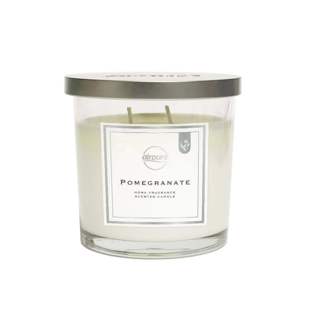 AIR PURE 2 WICK SIGNATURE COLLECTION CANDLE POMEGRANATE 310GM. 11OZ-577-P \\\KD33024