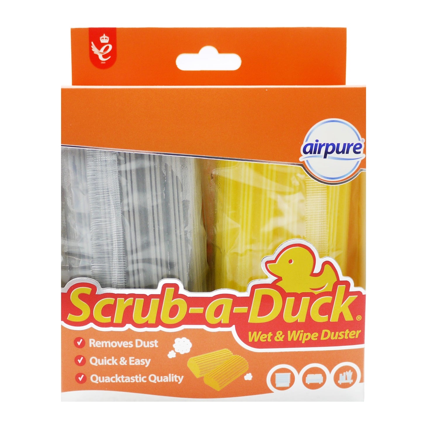 AIRPURE SCRUB-A-DUCK WET & WIPE DUSTER 2/PK. SAD-WWP-2PK-393 \\\KD33032