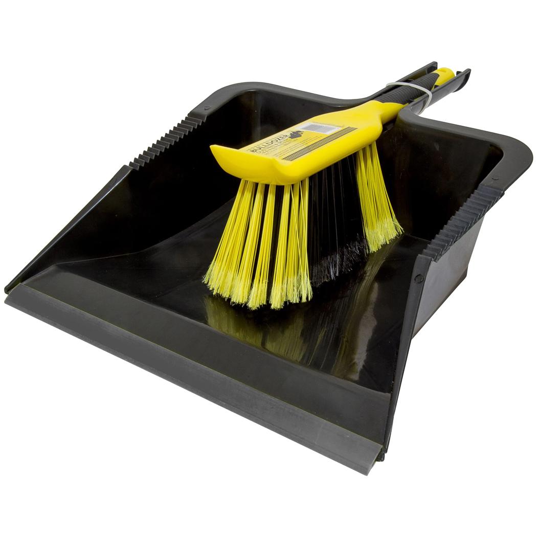 CHARLES BENTLEY BULLDOZER HEAVY DUTY DUSTPAN & BRUSH SET. HQ.8015/BY \\\KD33050