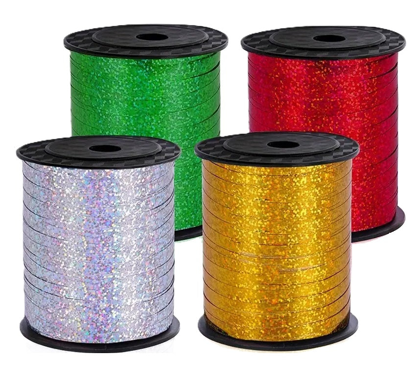 ASSORTED COLOUR LAZER CURLING RIBBONS 400MTR. JL5102 \\\KD33052