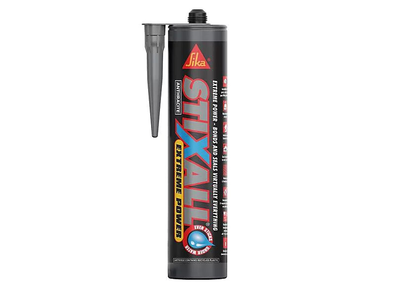 EVERBUILD STIXALL EXTREME POWER ADHESIVE 290ML - ANTHRACITE. 821183 \\\KD33075