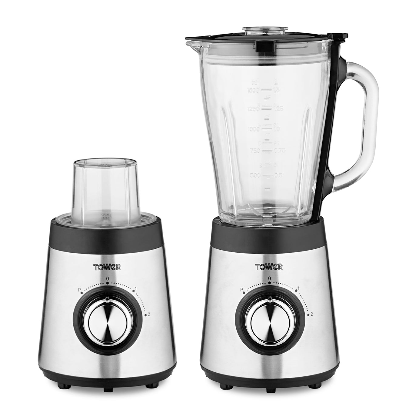 TOWER STAINLESS STEEL GLASS JUG TABLE BLENDER 500W. T12073 \\\KD33079