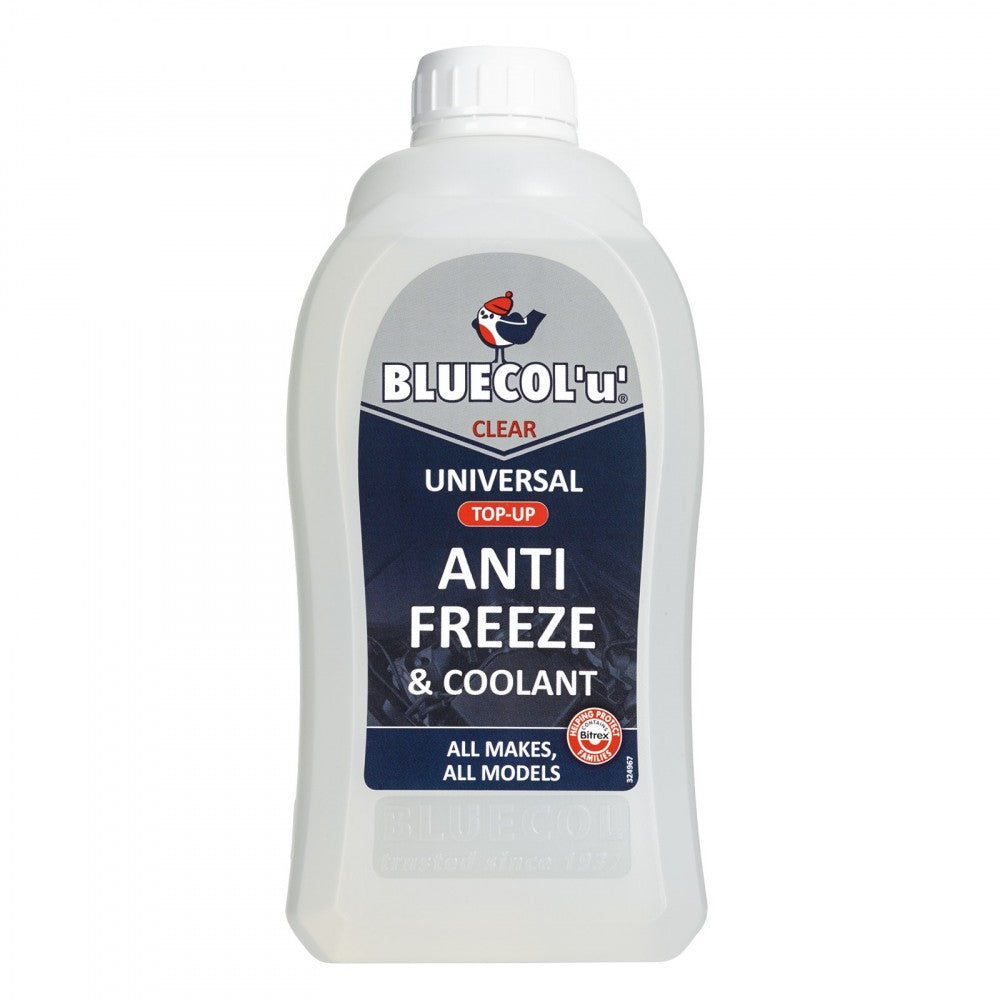 BLUECOL UNIVERSAL ANTIFREEZE & COOLANT 1 LITER. BLU001 \\\KD33181