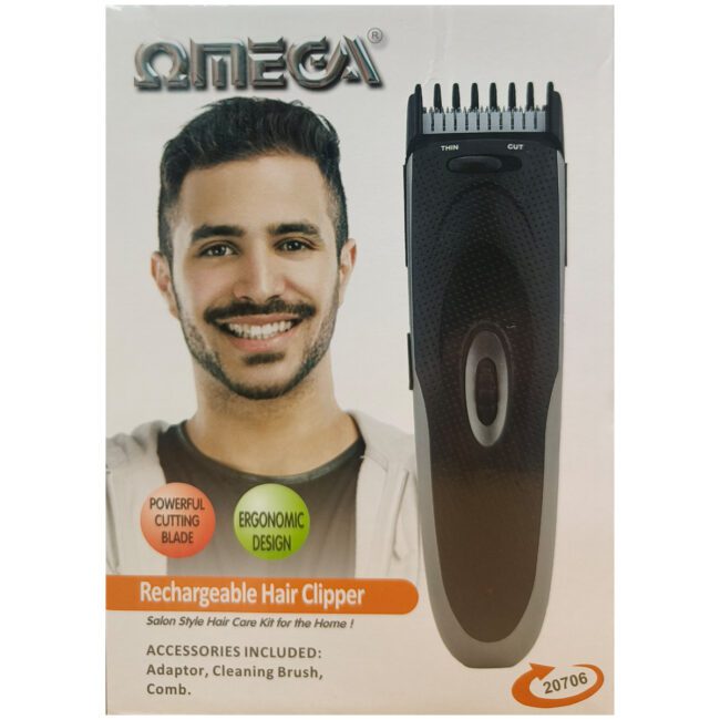 OMEGA RECHARGEABLE CORDLESS HAIR CLIPER 600MAH BATTERY RHC-06. 20706 \\\KD33182