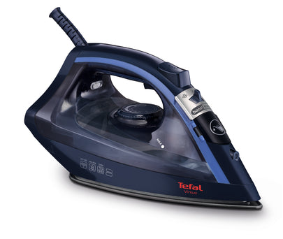 TEFAL STEAM IRON 90G STEAM BOOST 2000W VIRTUO / BLACK & BLUE FV1713. TEF-FV1713 \\\KD33189