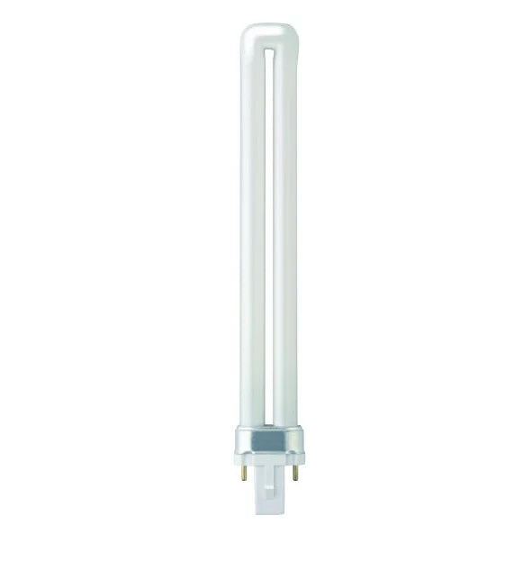 COMPACT FLUORESCENT S TYPE 11W 900LM 2 PIN G23 2700K BULB - WARM WHITE. 04211 \\\KD33221