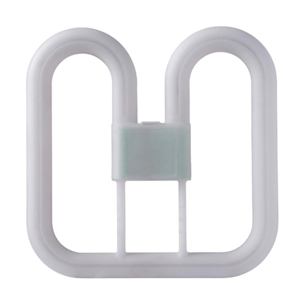 FLUORESCENT CFL SQUARE 2D 16W 3500K GR8 2 PIN DAY LIGHT BULB 10000 HOURS. #50001 \\\KD33224