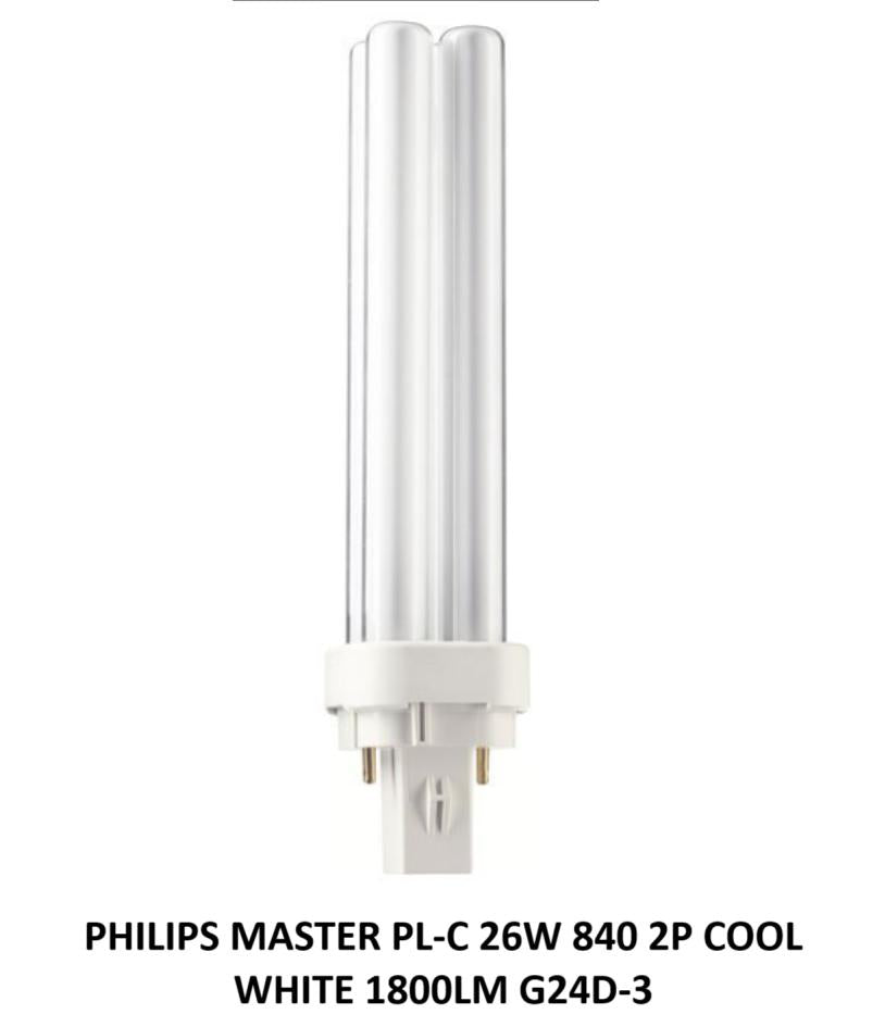 PHILIPS MASTER PL-C 26W 840 2P COOL WHITE 1800LM G24D-3. 26W/840 \\\KD33226