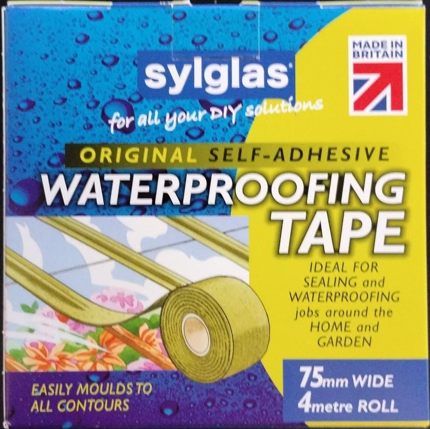 SYLGLAS ORIGINAL WATERPROOFING TAPE 75MM X 4M SYLWT506. SYL100001231 \\\KD33254
