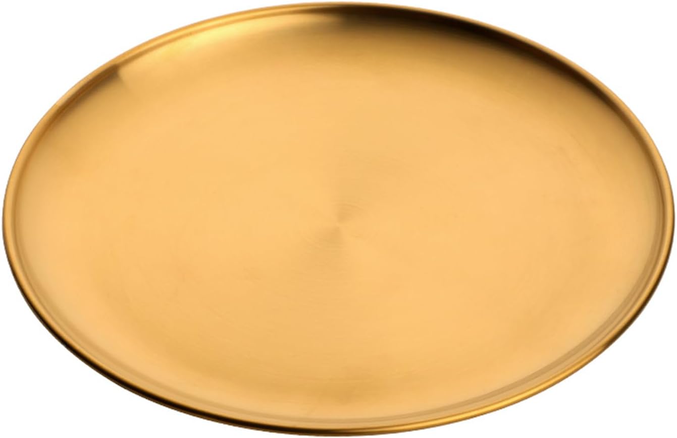 GOLD PLATED DINNER PLATE 30CM. TS60596 \\\KD33266