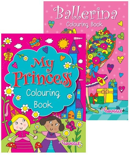 MY PRINCESS OR BALLERINA A4 COLOURING BOOKS 70 PAGES ONE PCS. P2808 \\\KD33293