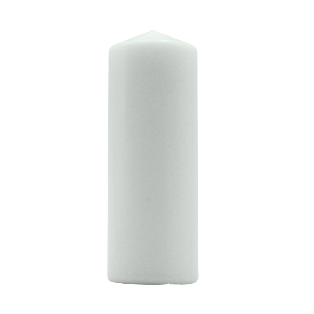 WHITE PILLAR CANDLE 200 X 70MM. PS103125 \\\KD33300