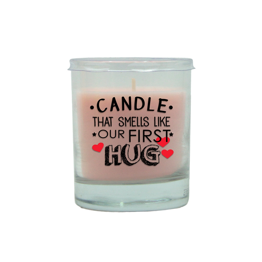 LUMAR AROMATIC CHERRY CAKE SCENTED HUG GLASS CANDLE JAR. PS109347 \\\KD33311