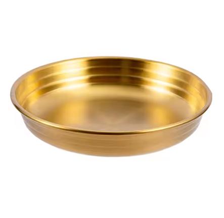 GOLD PLATED DEEP PLATE 22CM. TS63043 \\\KD33340