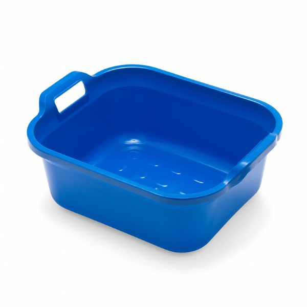 ADDIS COBALT BLUE RECTANGULAR 10L BOWL WITH HANDLE 39X32X14 CM. 517951 \\\KD33359