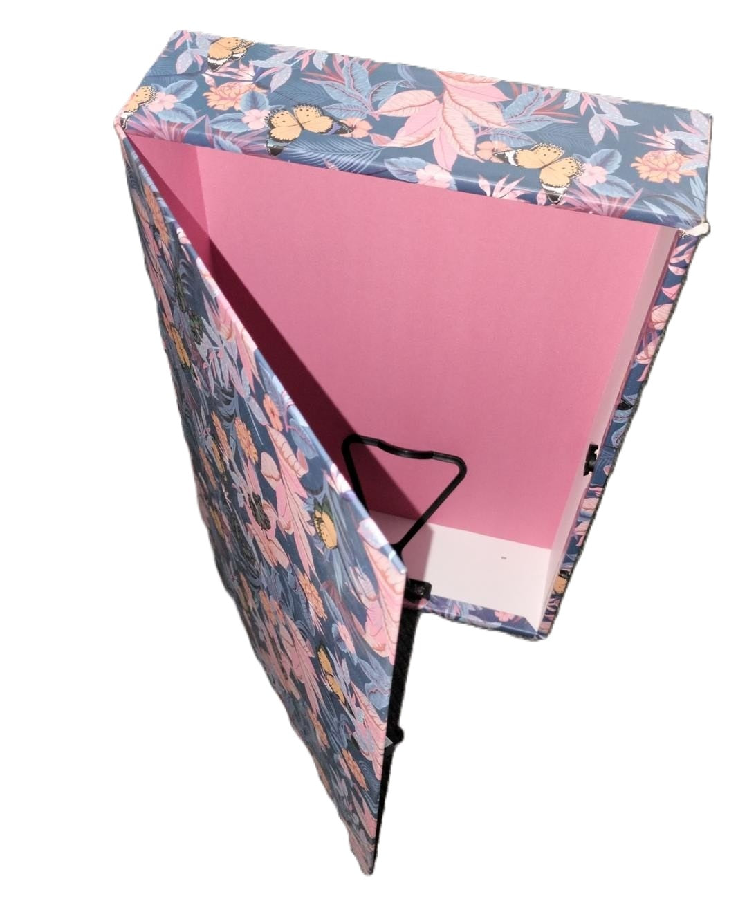 PUKKA ASSORTED BLOOM A4 BOX FILE. 9638(AST)-BLM \\\KD33369