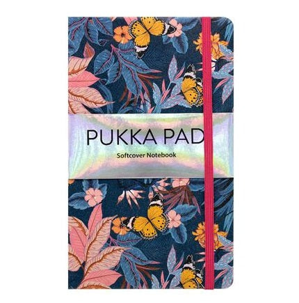 PUKKA A5 BLOOM SOFT COVER NOTEBOOK BLUE 192 PAGES. 9491-BLM \\\KD33379