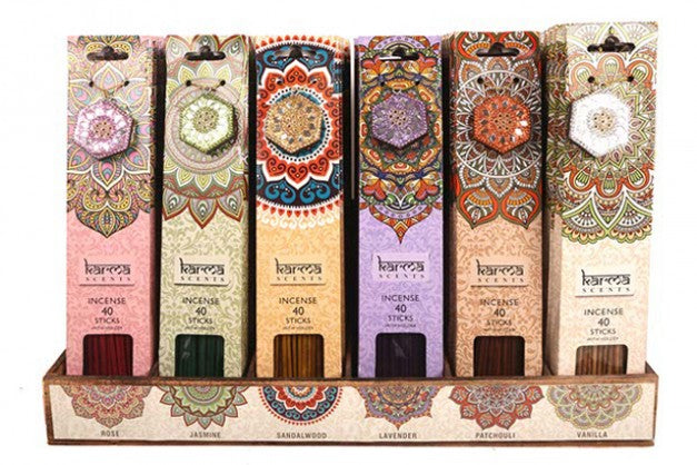 KARMA INCENSE STICK 40/PK WITH HOLDER. FR0175 \\\KD33419