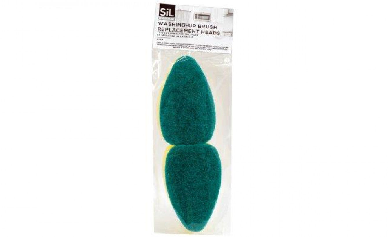 SIL WASHING UP REFILL HEAD SPONGE SCOURER 2/PK. KI6908 \\\KD33431